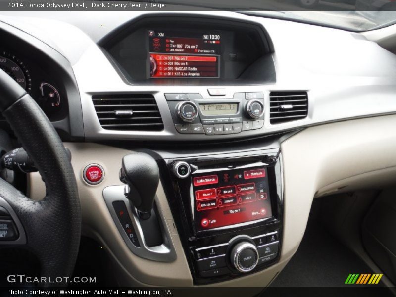 Dark Cherry Pearl / Beige 2014 Honda Odyssey EX-L