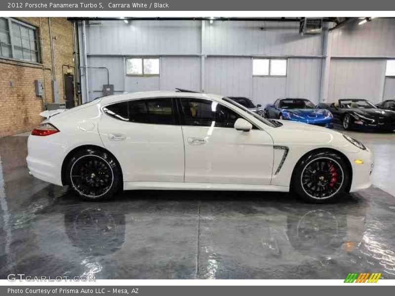 Carrara White / Black 2012 Porsche Panamera Turbo S