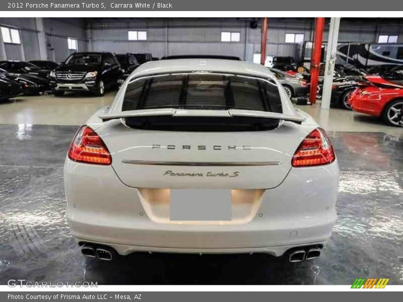 Carrara White / Black 2012 Porsche Panamera Turbo S