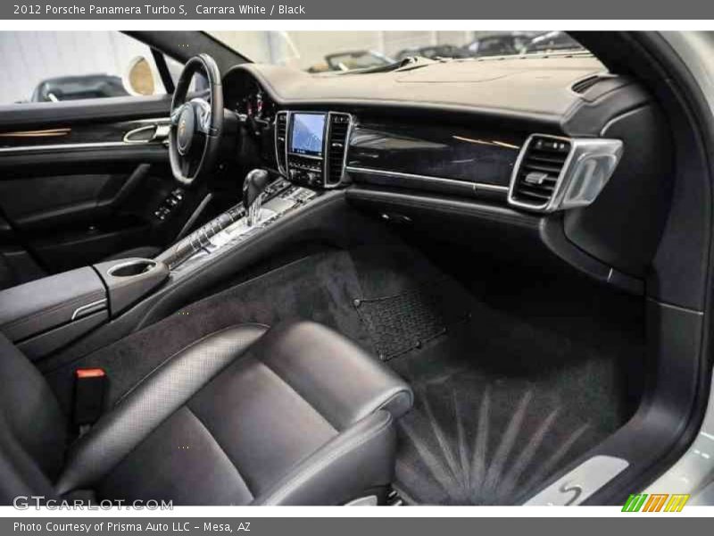 Carrara White / Black 2012 Porsche Panamera Turbo S