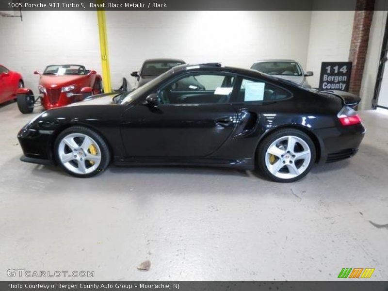 Basalt Black Metallic / Black 2005 Porsche 911 Turbo S