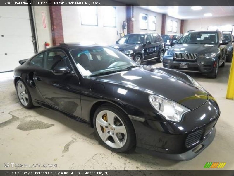 Basalt Black Metallic / Black 2005 Porsche 911 Turbo S