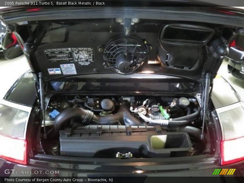 Basalt Black Metallic / Black 2005 Porsche 911 Turbo S