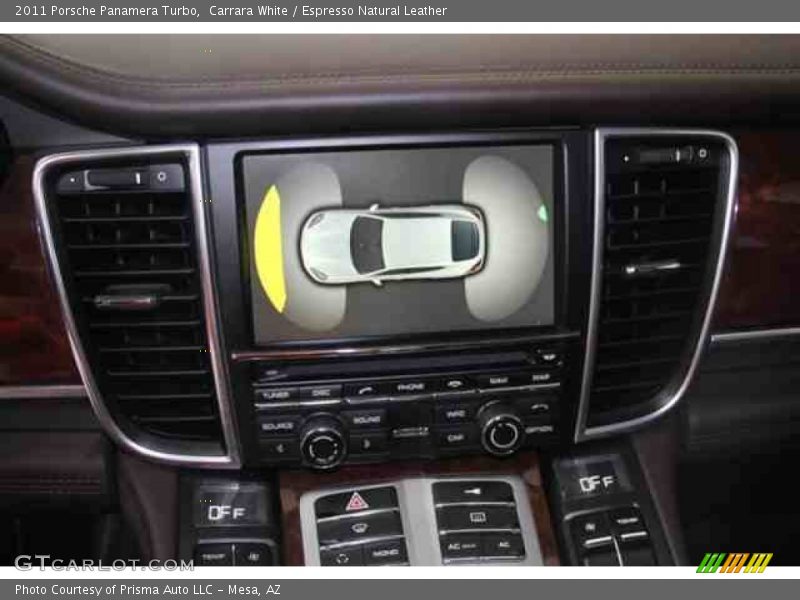 Carrara White / Espresso Natural Leather 2011 Porsche Panamera Turbo