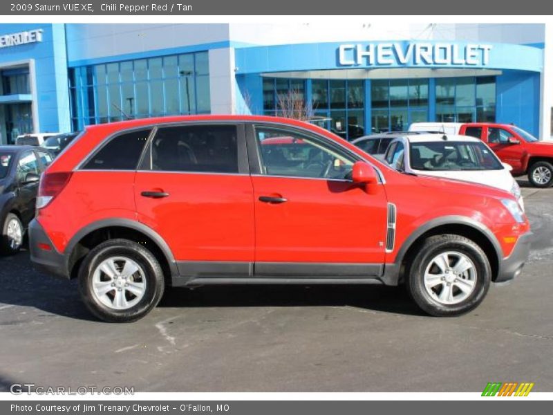 Chili Pepper Red / Tan 2009 Saturn VUE XE