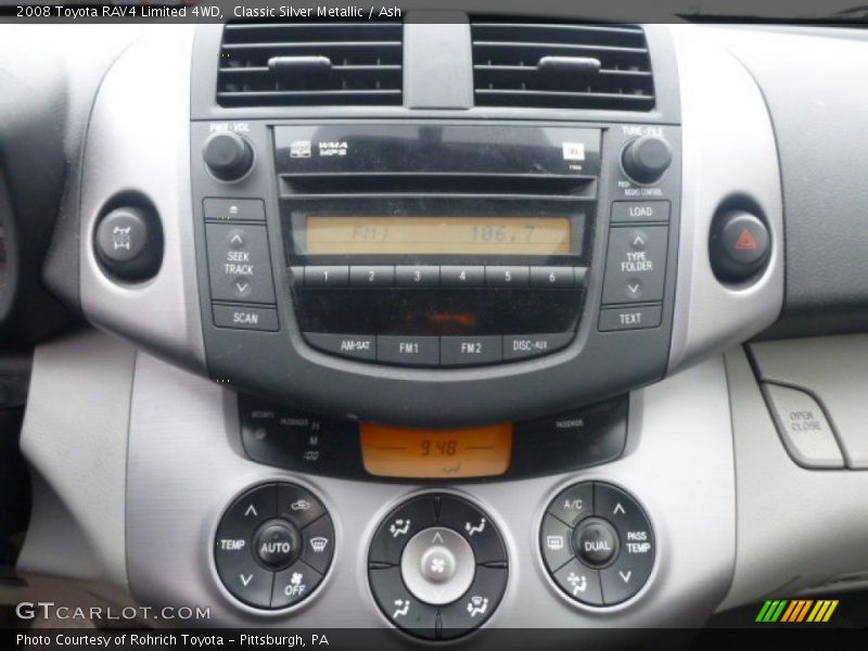 Classic Silver Metallic / Ash 2008 Toyota RAV4 Limited 4WD