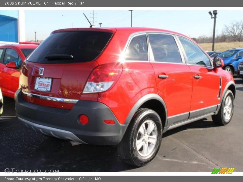 Chili Pepper Red / Tan 2009 Saturn VUE XE