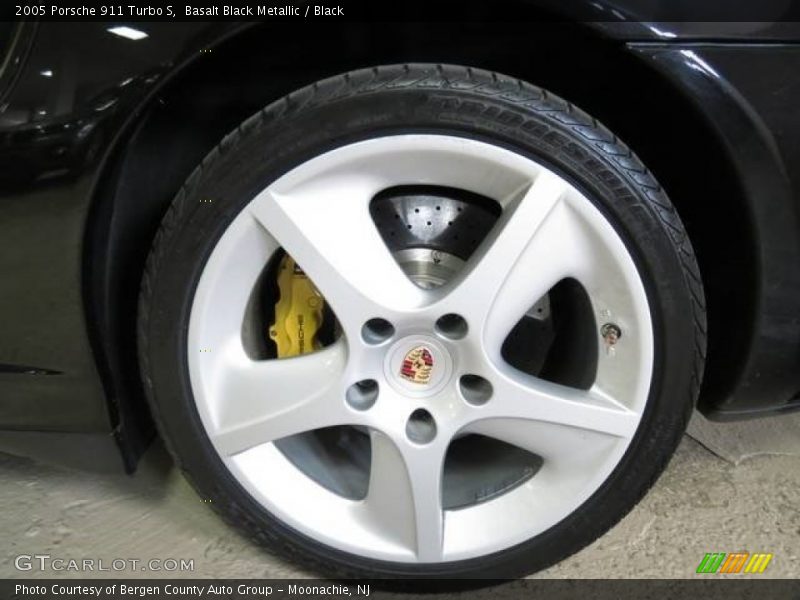 Basalt Black Metallic / Black 2005 Porsche 911 Turbo S