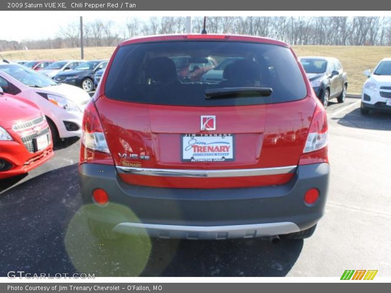 Chili Pepper Red / Tan 2009 Saturn VUE XE