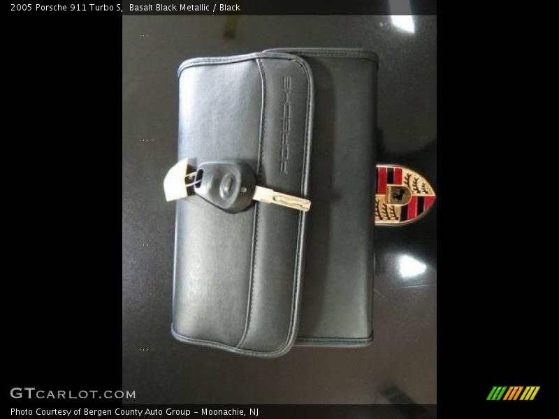 Basalt Black Metallic / Black 2005 Porsche 911 Turbo S