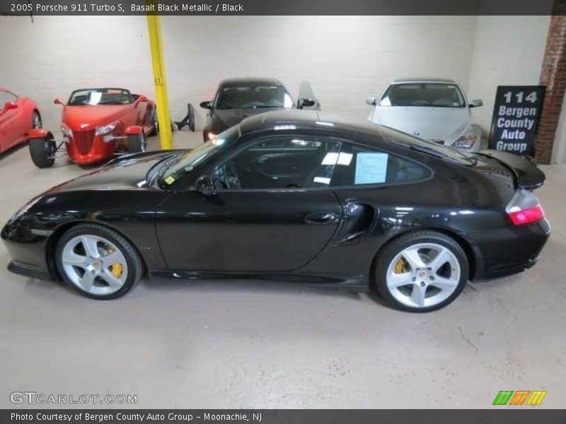 Basalt Black Metallic / Black 2005 Porsche 911 Turbo S