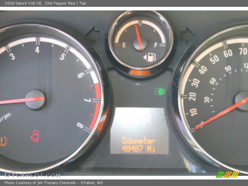 Chili Pepper Red / Tan 2009 Saturn VUE XE