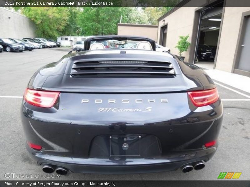 Black / Luxor Beige 2013 Porsche 911 Carrera S Cabriolet