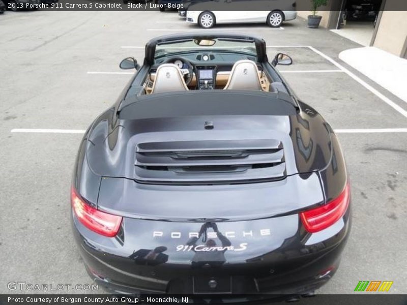Black / Luxor Beige 2013 Porsche 911 Carrera S Cabriolet