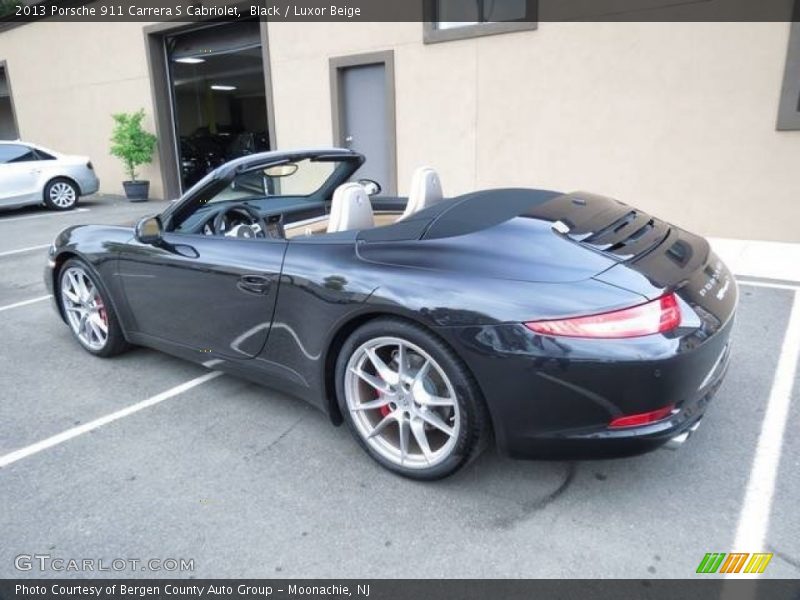 Black / Luxor Beige 2013 Porsche 911 Carrera S Cabriolet