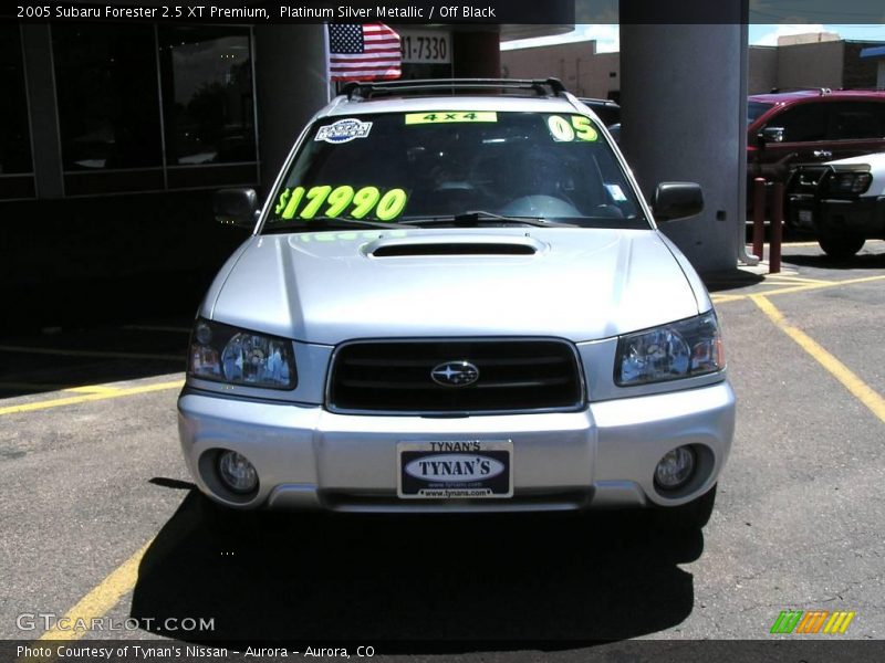 Platinum Silver Metallic / Off Black 2005 Subaru Forester 2.5 XT Premium