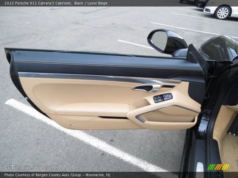 Black / Luxor Beige 2013 Porsche 911 Carrera S Cabriolet