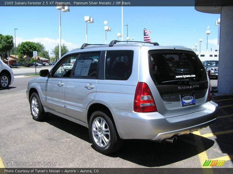 Platinum Silver Metallic / Off Black 2005 Subaru Forester 2.5 XT Premium
