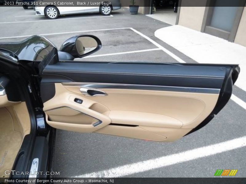 Black / Luxor Beige 2013 Porsche 911 Carrera S Cabriolet