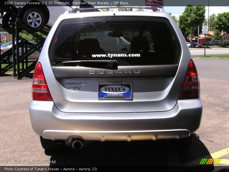 Platinum Silver Metallic / Off Black 2005 Subaru Forester 2.5 XT Premium