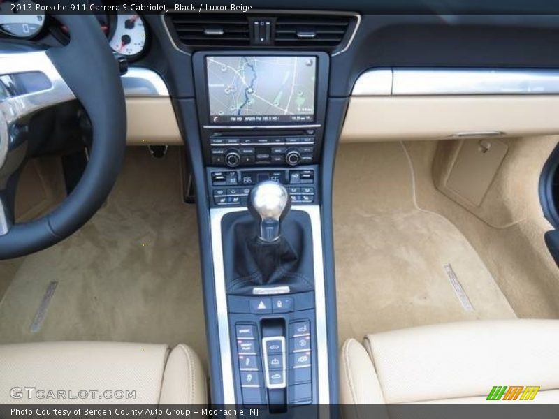 Black / Luxor Beige 2013 Porsche 911 Carrera S Cabriolet