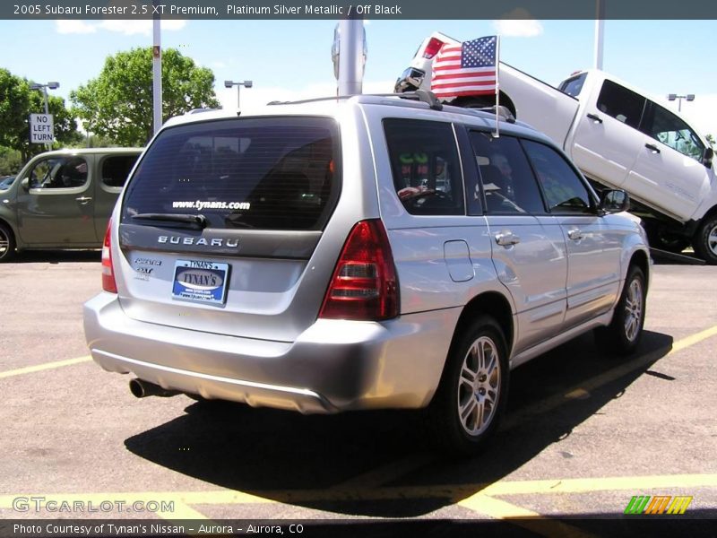 Platinum Silver Metallic / Off Black 2005 Subaru Forester 2.5 XT Premium