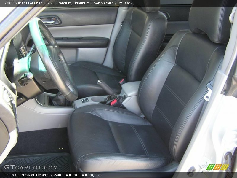 Platinum Silver Metallic / Off Black 2005 Subaru Forester 2.5 XT Premium