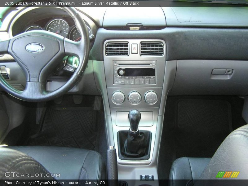 Platinum Silver Metallic / Off Black 2005 Subaru Forester 2.5 XT Premium