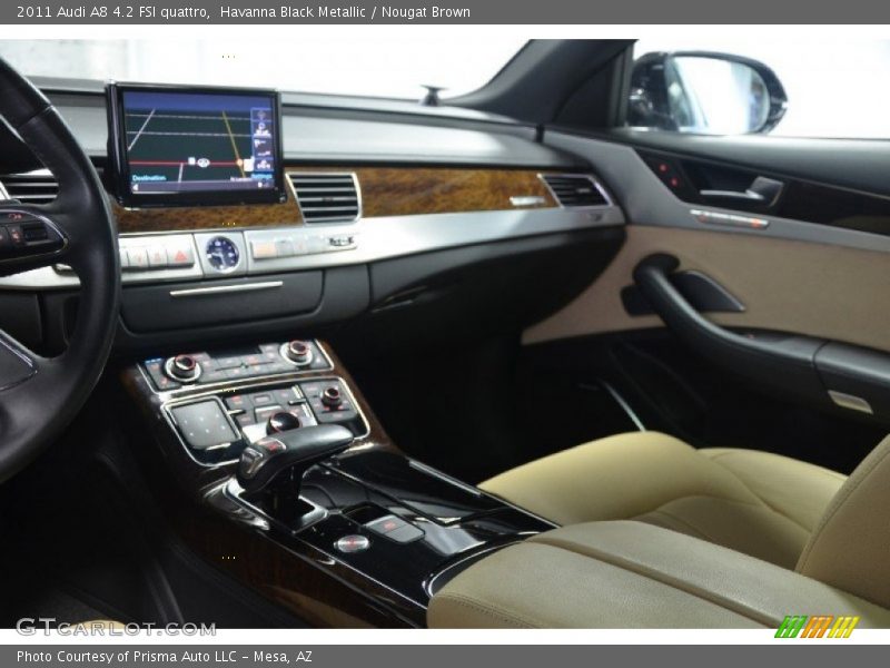 Havanna Black Metallic / Nougat Brown 2011 Audi A8 4.2 FSI quattro