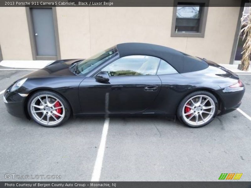 Black / Luxor Beige 2013 Porsche 911 Carrera S Cabriolet