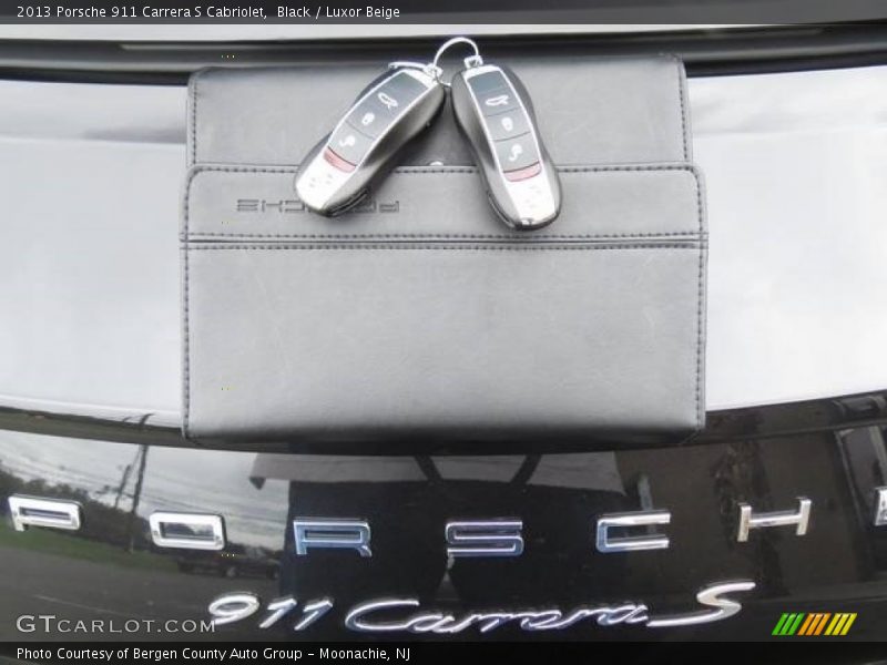 Black / Luxor Beige 2013 Porsche 911 Carrera S Cabriolet