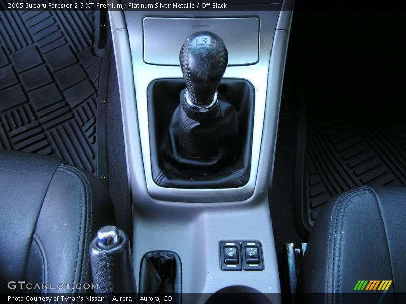 Platinum Silver Metallic / Off Black 2005 Subaru Forester 2.5 XT Premium