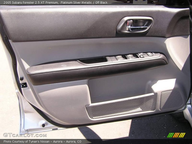 Platinum Silver Metallic / Off Black 2005 Subaru Forester 2.5 XT Premium