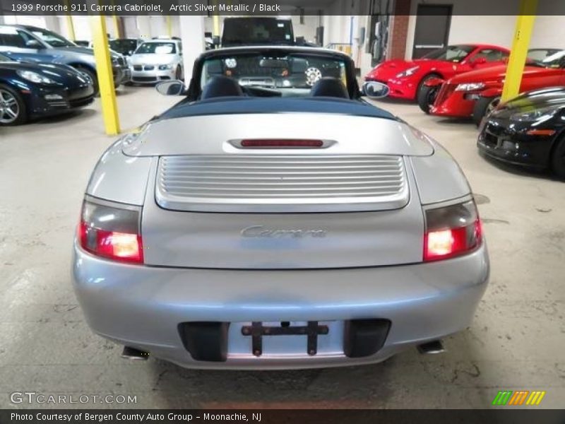 Arctic Silver Metallic / Black 1999 Porsche 911 Carrera Cabriolet