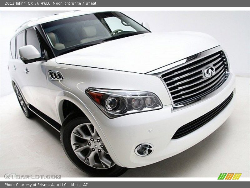 Moonlight White / Wheat 2012 Infiniti QX 56 4WD