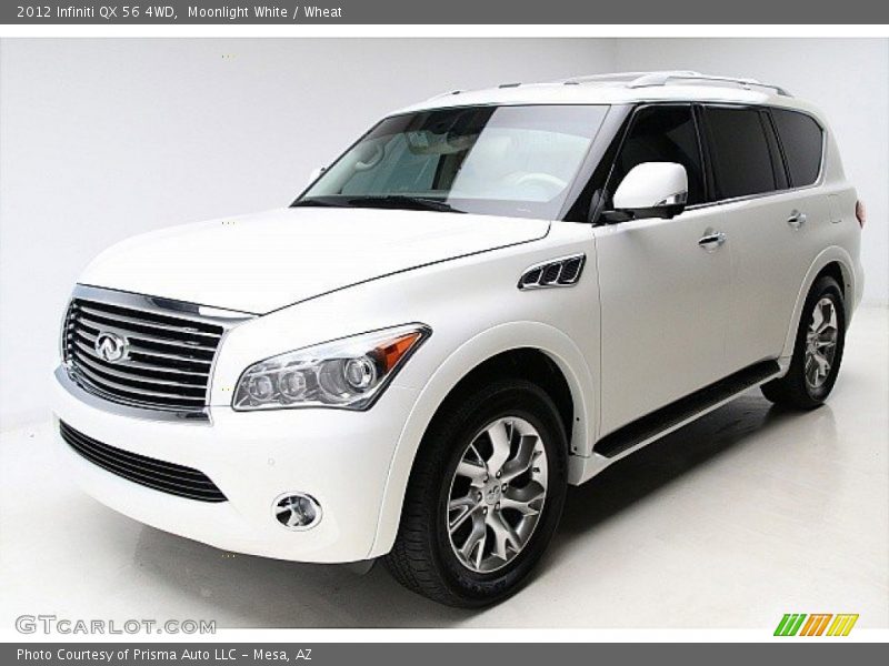 Moonlight White / Wheat 2012 Infiniti QX 56 4WD