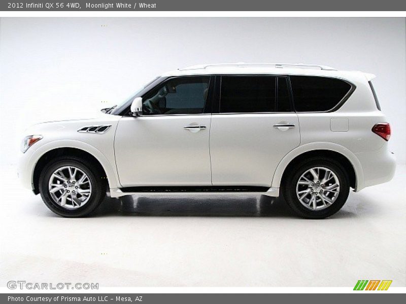 Moonlight White / Wheat 2012 Infiniti QX 56 4WD