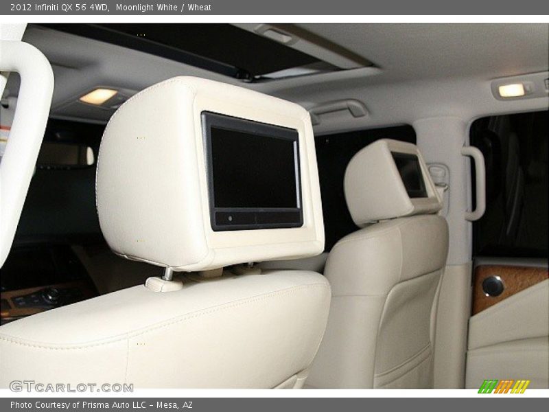 Moonlight White / Wheat 2012 Infiniti QX 56 4WD