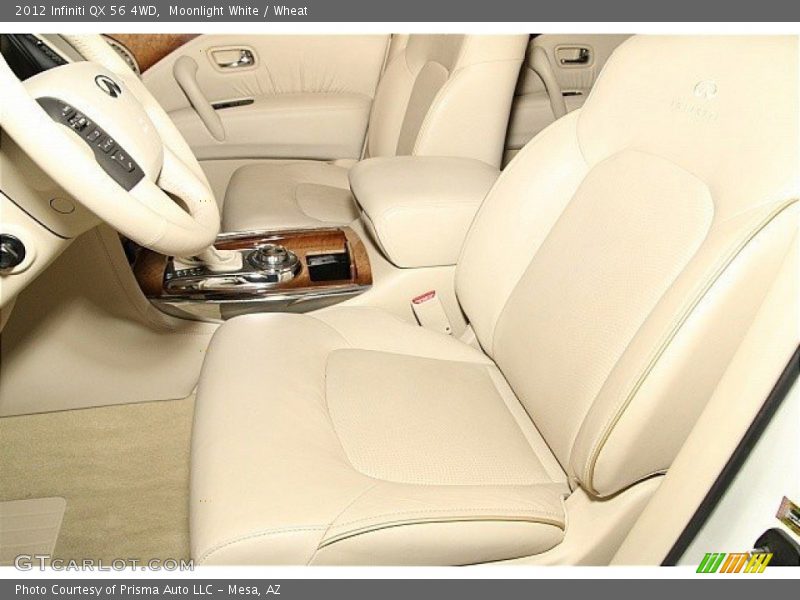 Moonlight White / Wheat 2012 Infiniti QX 56 4WD