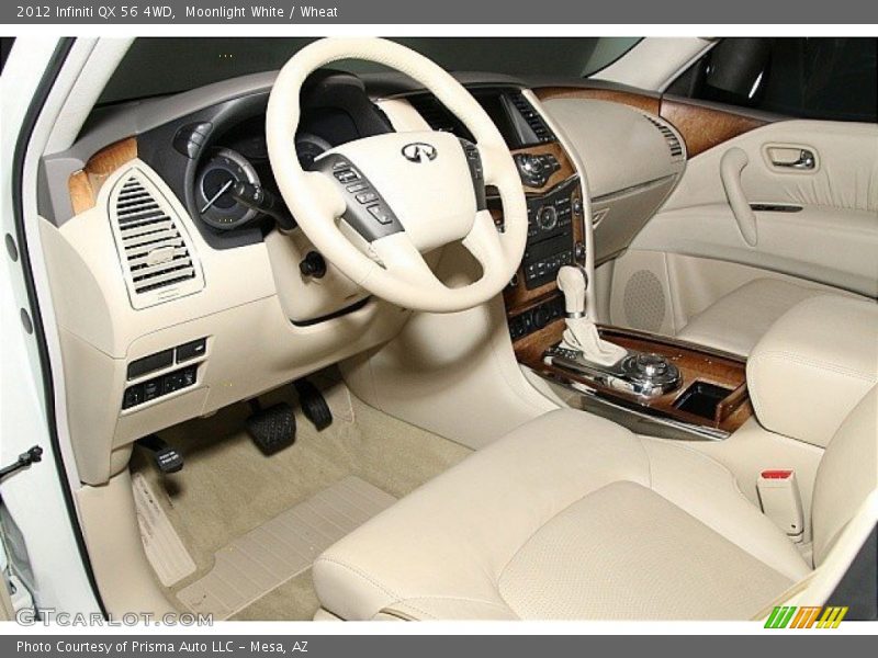  2012 QX 56 4WD Wheat Interior