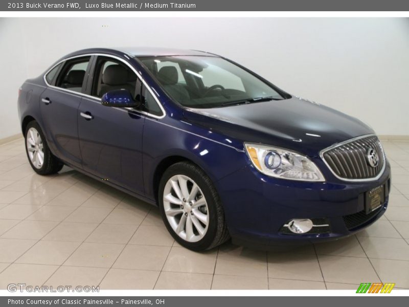 Luxo Blue Metallic / Medium Titanium 2013 Buick Verano FWD
