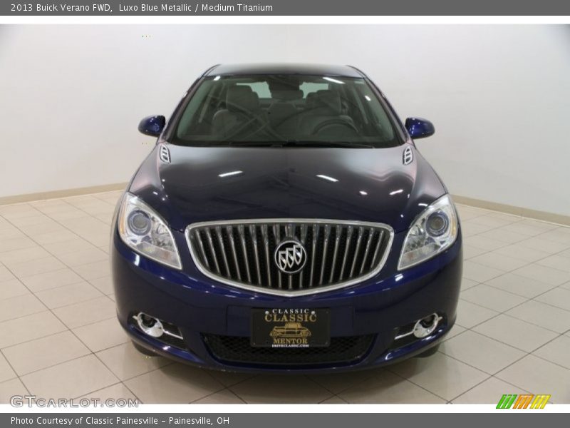 Luxo Blue Metallic / Medium Titanium 2013 Buick Verano FWD