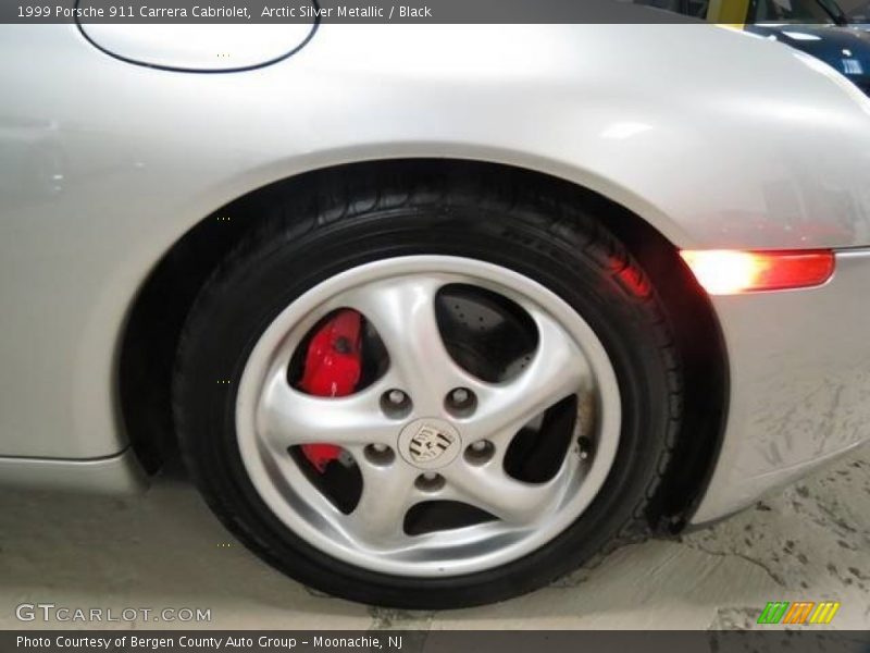Arctic Silver Metallic / Black 1999 Porsche 911 Carrera Cabriolet