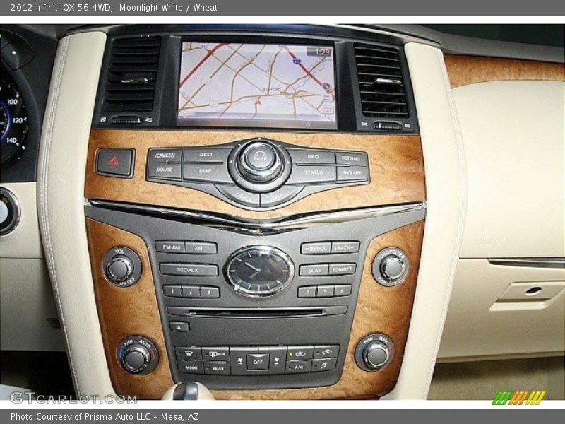 Moonlight White / Wheat 2012 Infiniti QX 56 4WD