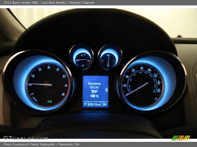 Luxo Blue Metallic / Medium Titanium 2013 Buick Verano FWD