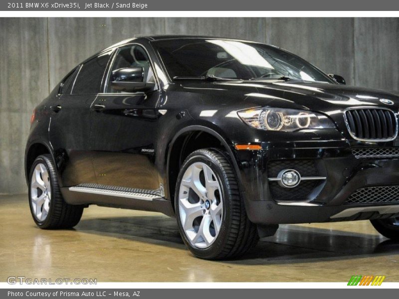 Jet Black / Sand Beige 2011 BMW X6 xDrive35i