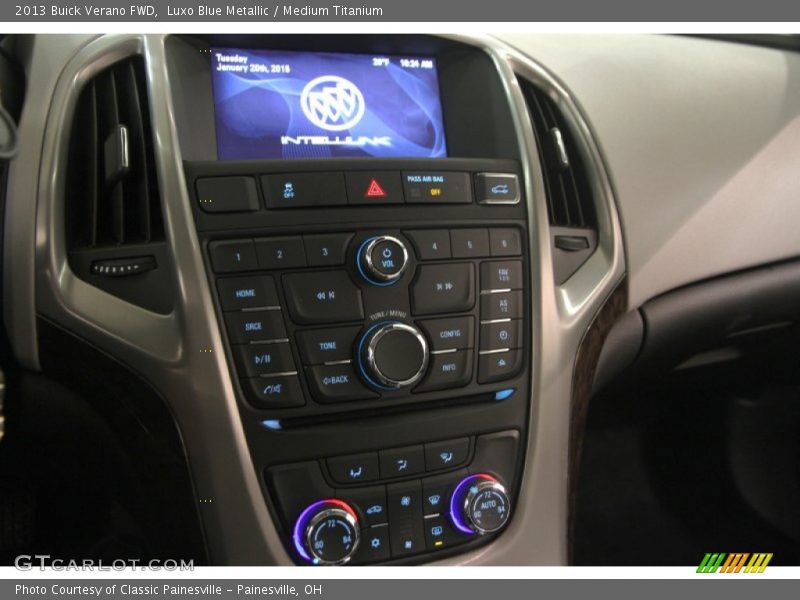 Luxo Blue Metallic / Medium Titanium 2013 Buick Verano FWD