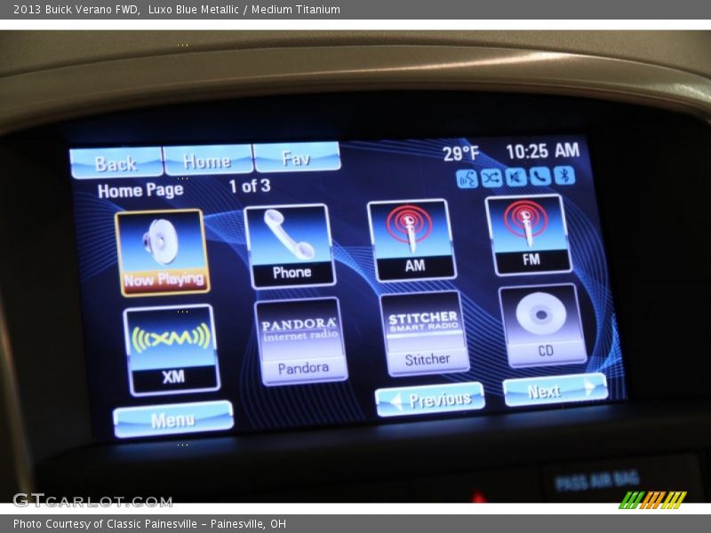 Luxo Blue Metallic / Medium Titanium 2013 Buick Verano FWD