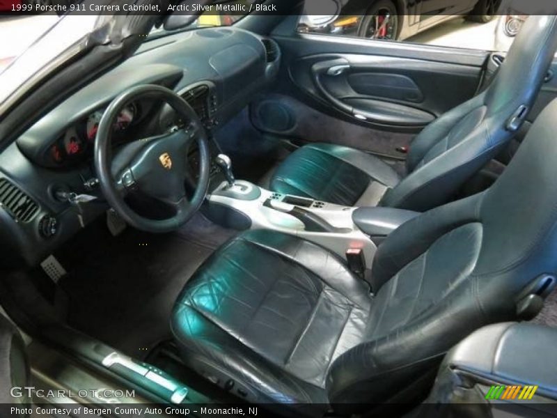Arctic Silver Metallic / Black 1999 Porsche 911 Carrera Cabriolet