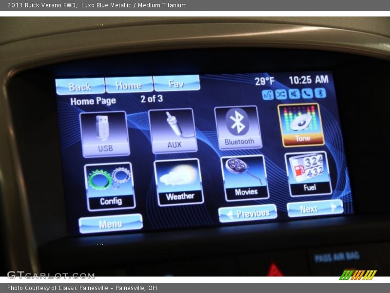 Luxo Blue Metallic / Medium Titanium 2013 Buick Verano FWD